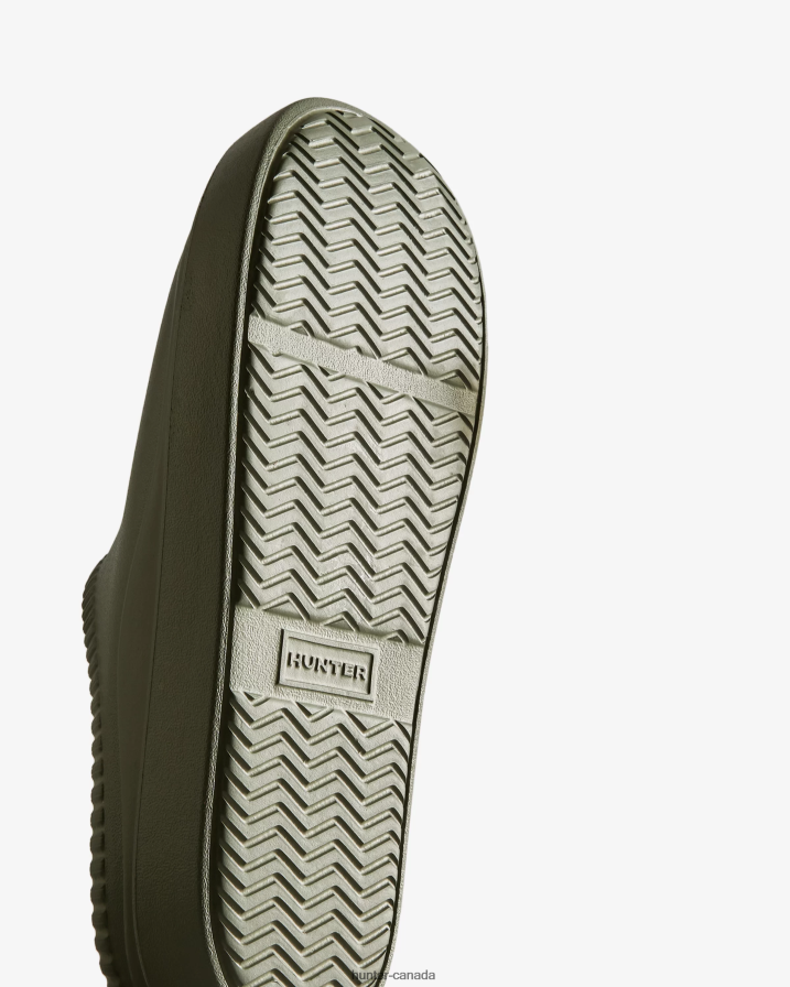 208Z2Z100 Hunter Outlet - Hunter Men In/Out BLOOM Clogs Lichen Green