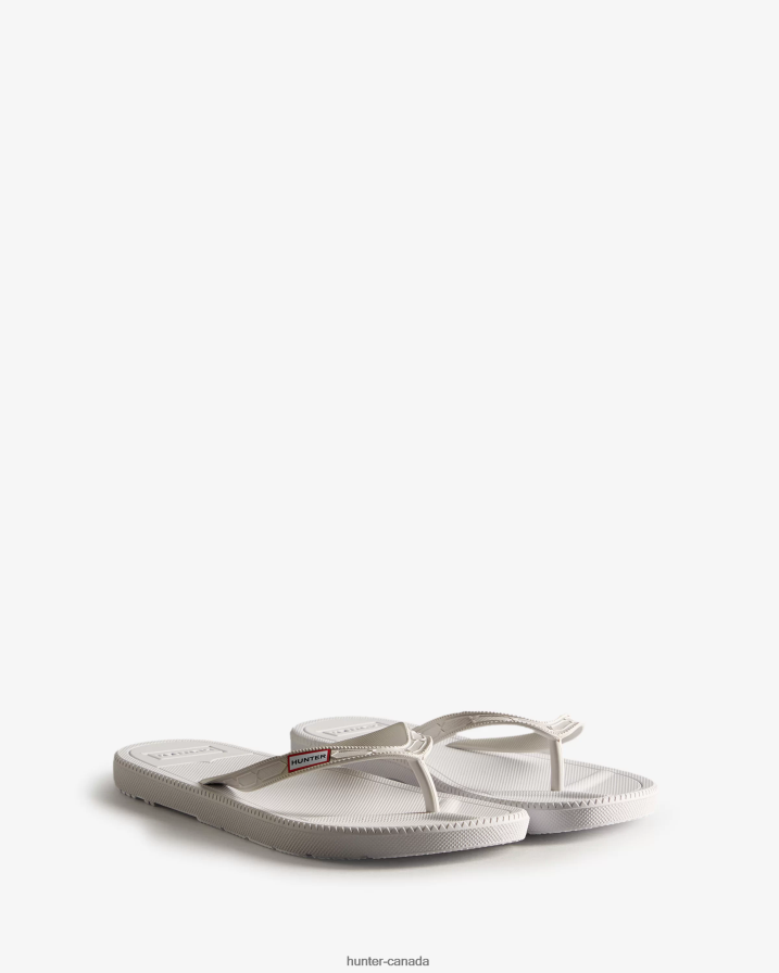 208Z2Z104 Hunter Outlet - Hunter Women Flip Flops White