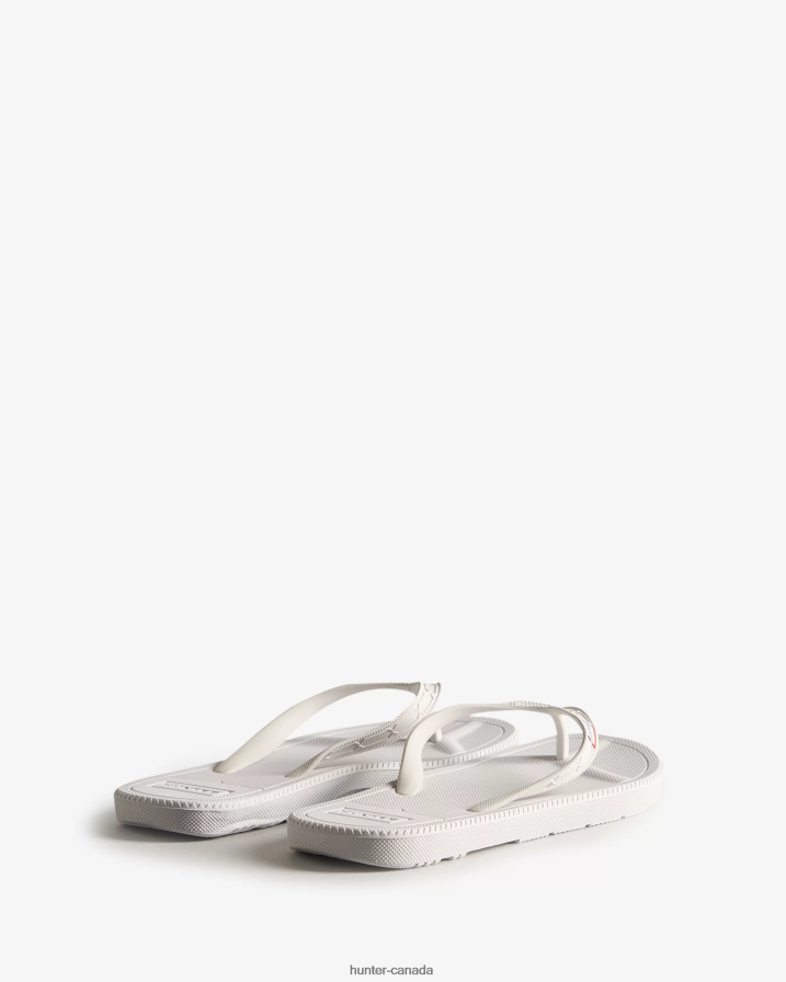 208Z2Z104 Hunter Outlet - Hunter Women Flip Flops White