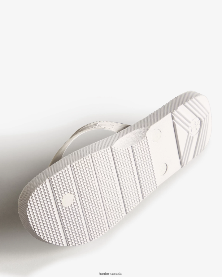 208Z2Z104 Hunter Outlet - Hunter Women Flip Flops White