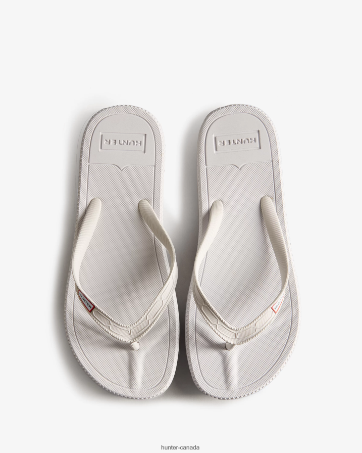 208Z2Z104 Hunter Outlet - Hunter Women Flip Flops White
