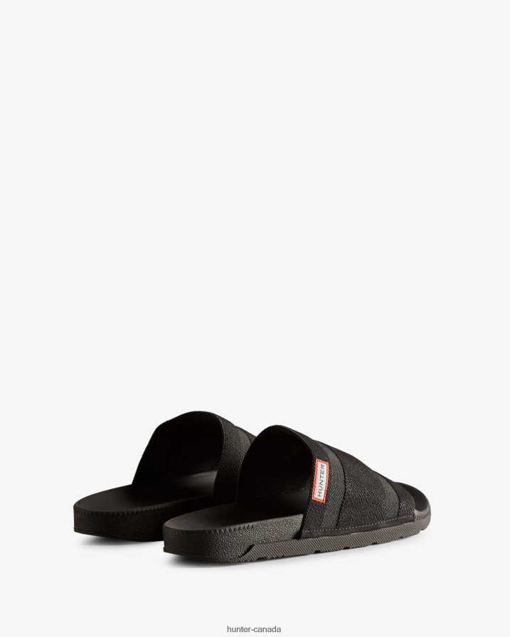 208Z2Z106 Hunter Canada - Hunter Women Elastic Slides Black