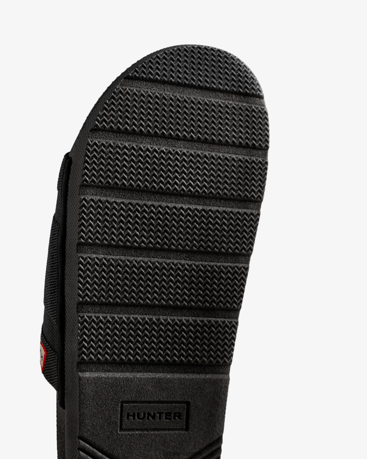 208Z2Z106 Hunter Canada - Hunter Women Elastic Slides Black