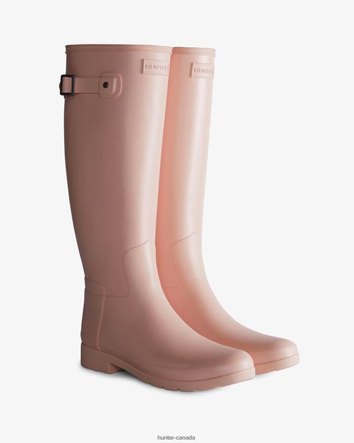 208Z2Z11 Hunter Boots Sale - Hunter Women Refined Slim Fit Tall Rain Boots Azalea Pink