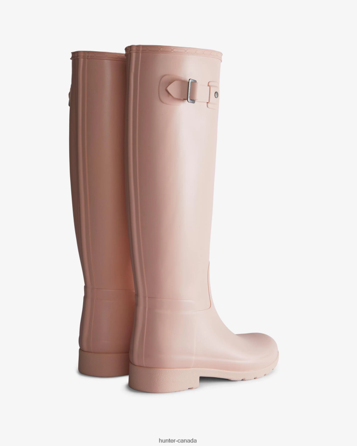 208Z2Z11 Hunter Boots Sale - Hunter Women Refined Slim Fit Tall Rain Boots Azalea Pink