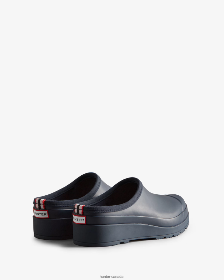 208Z2Z111 Hunter Boots Sale - Hunter Women Play Clogs Valtameri Blue