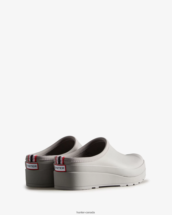 208Z2Z112 Hunter Outlet - Hunter Women Play Clogs Zinc Grey