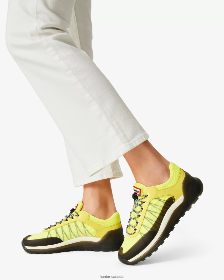 208Z2Z115 Hunter Boots Sale - Hunter Women Travel Sneaker Zesty Yellow/Shaded White/Black