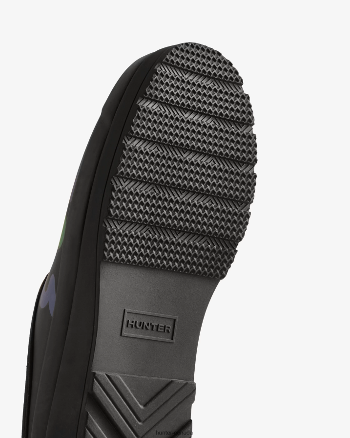 208Z2Z116 Hunter Outlet - Hunter Women PLAY Flower Pop Print Clogs Flower Pop Print