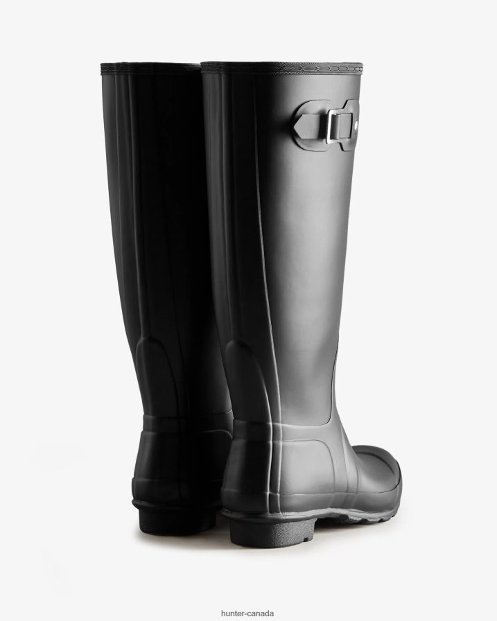 208Z2Z120 Hunter Outlet - Hunter Women Tall Wide Fit Rain Boots Black