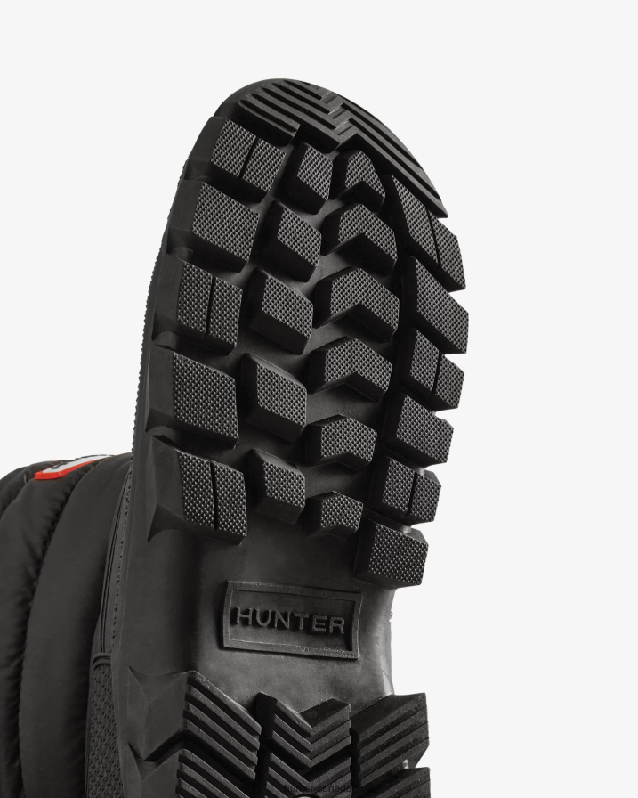 208Z2Z121 Hunter Boots - Hunter Women Intrepid Insulated Short Snow Boots Black