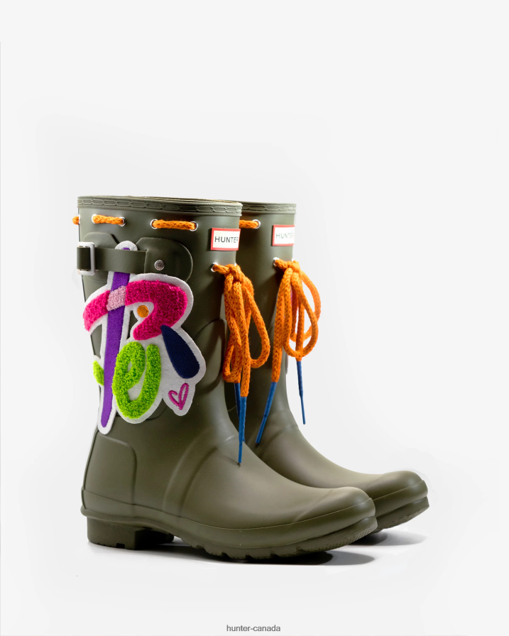 208Z2Z123 Hunter Boots Sale -Women Hunter X Sam Lao Original Short Rain Boot