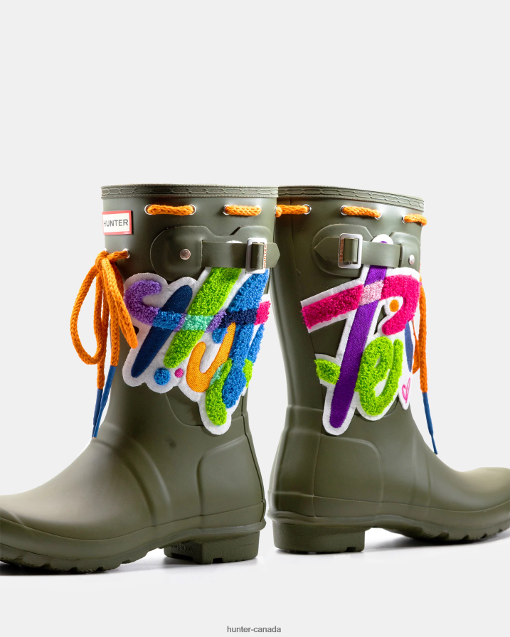 208Z2Z123 Hunter Boots Sale -Women Hunter X Sam Lao Original Short Rain Boot