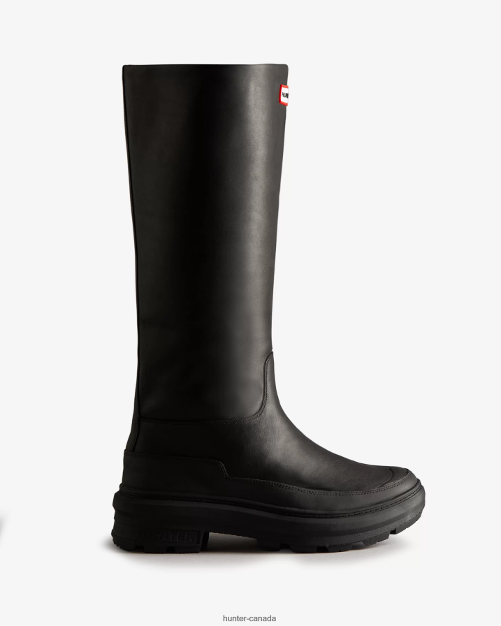 208Z2Z133 Hunter Boots - Hunter Women Killing Eve Tall Chasing Boot Black