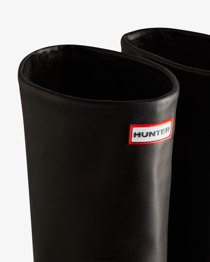 208Z2Z133 Hunter Boots - Hunter Women Killing Eve Tall Chasing Boot Black