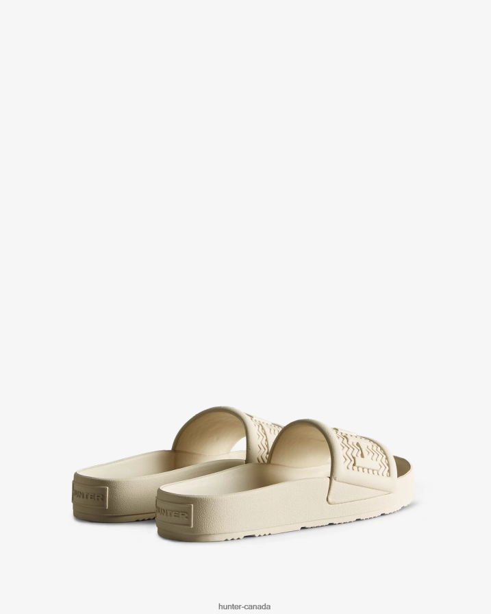 208Z2Z138 Hunter Canada - Hunter Women BLOOM Slides Soft Sand