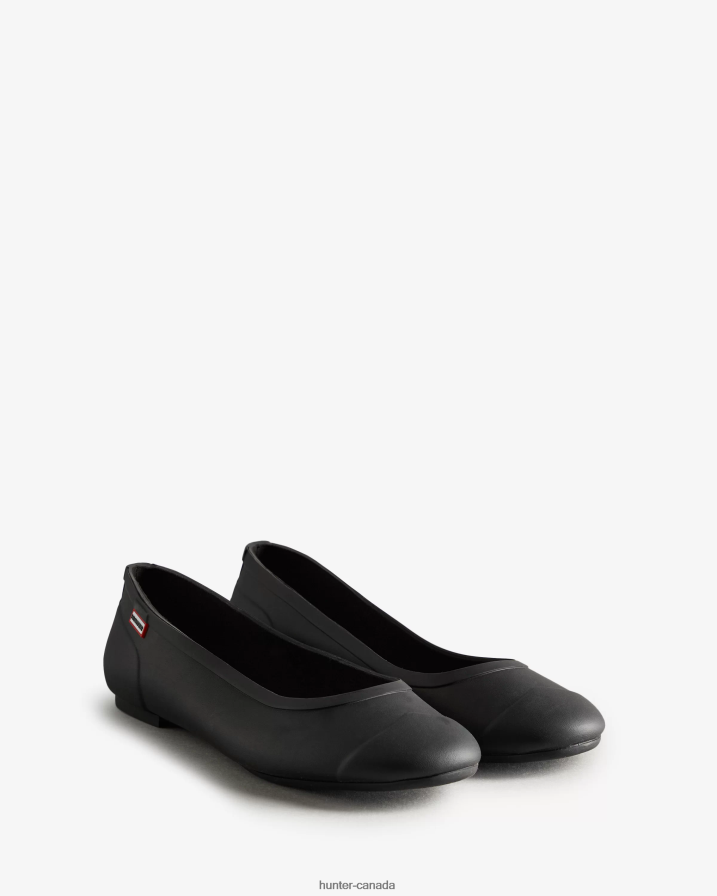 208Z2Z140 Hunter Outlet - Hunter Women Tour Ballet Flats Black