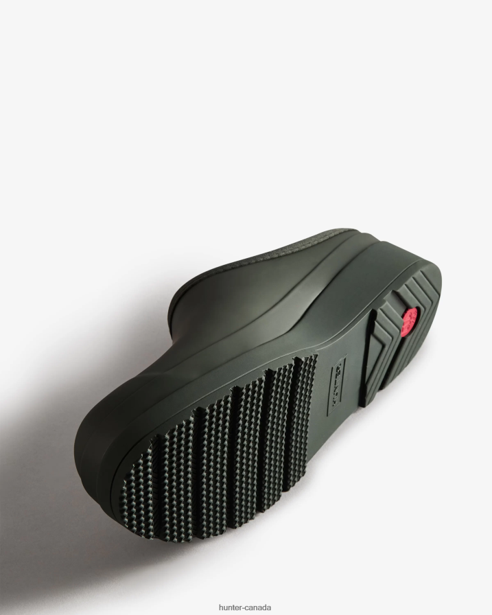 208Z2Z142 Hunter Canada - Hunter Women Play Clogs Arctic Moss Green