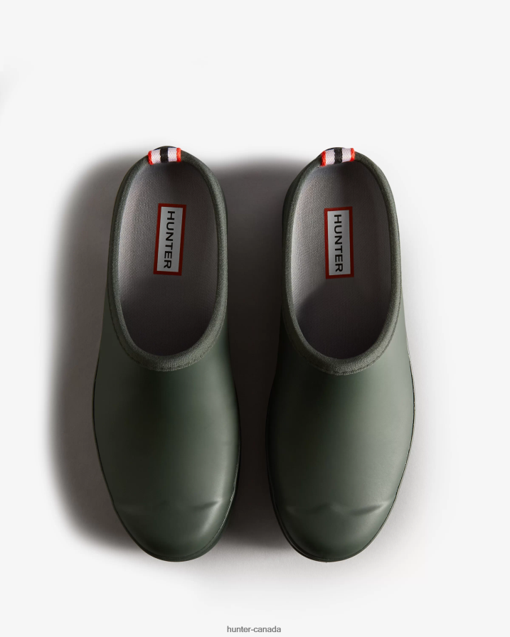 208Z2Z142 Hunter Canada - Hunter Women Play Clogs Arctic Moss Green