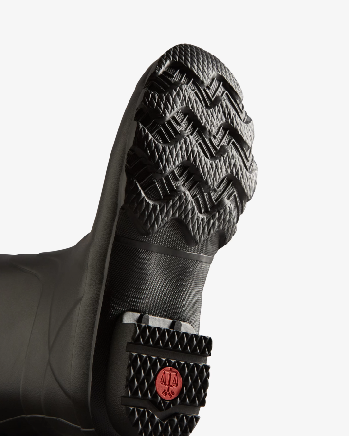 208Z2Z148 Hunter Outlet - Hunter Women Huntress Wide Leg Rain Boots Black