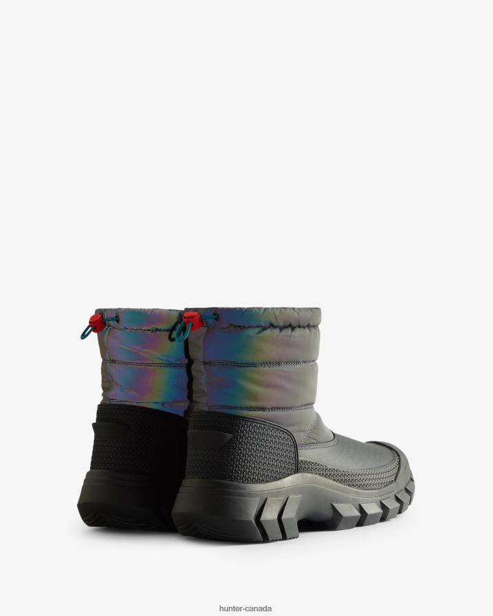 208Z2Z149 Hunter Boots - Hunter Women Intrepid Insulated Short Nebula Snow Boots Stornoway Blue/Xray Navy