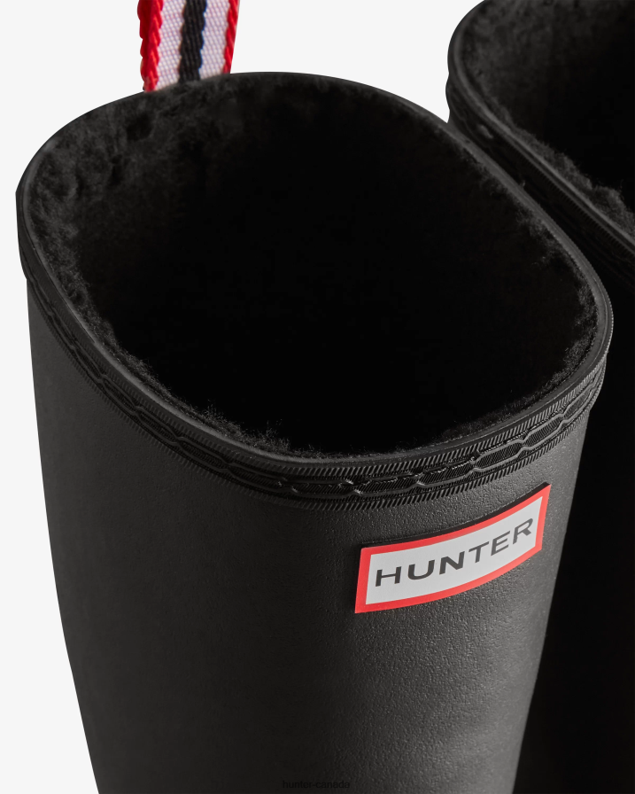 208Z2Z152 Hunter Outlet - Hunter Women Play Vegan Shearling Insulated Tall Rain Boots