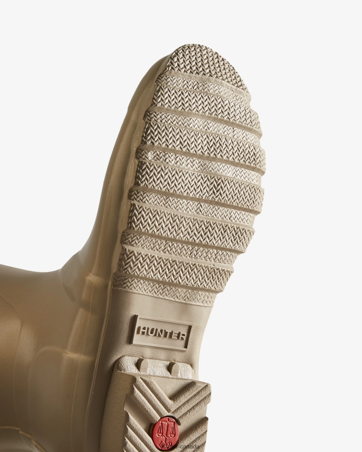 208Z2Z156 Hunter Outlet - Hunter Women Nebula Short Rain Boots Pale Gold