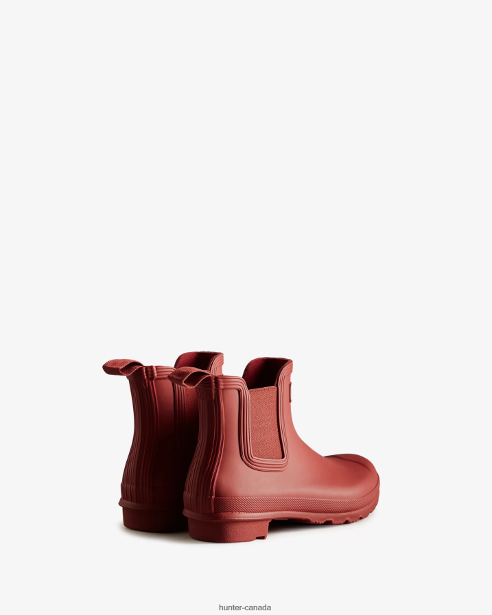 208Z2Z158 Hunter Canada - Hunter Women Original Chelsea Boots Military Red