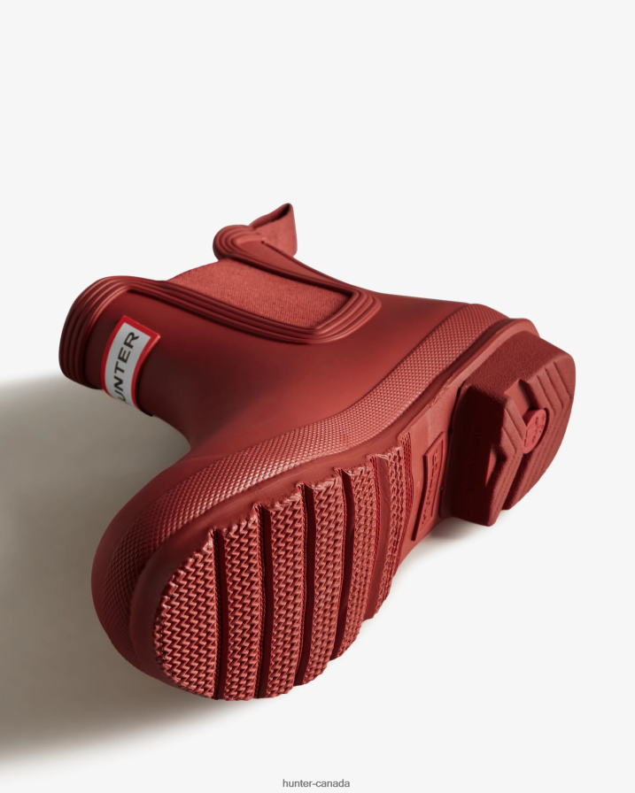 208Z2Z158 Hunter Canada - Hunter Women Original Chelsea Boots Military Red