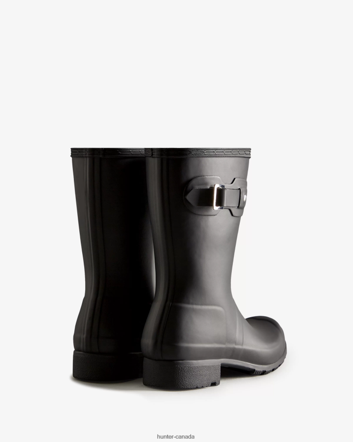 208Z2Z160 Hunter Outlet - Hunter Women Tour Foldable Short Rain Boots Black