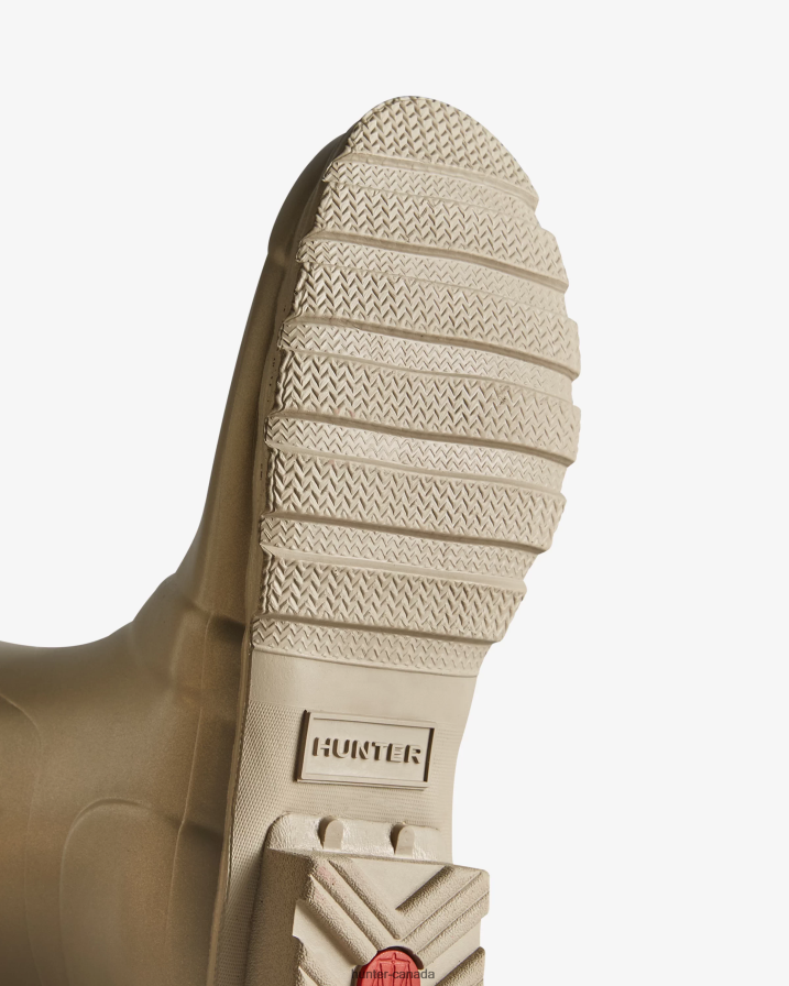 208Z2Z166 Hunter Canada - Hunter Women Nebula Tall Rain Boots Pale Gold