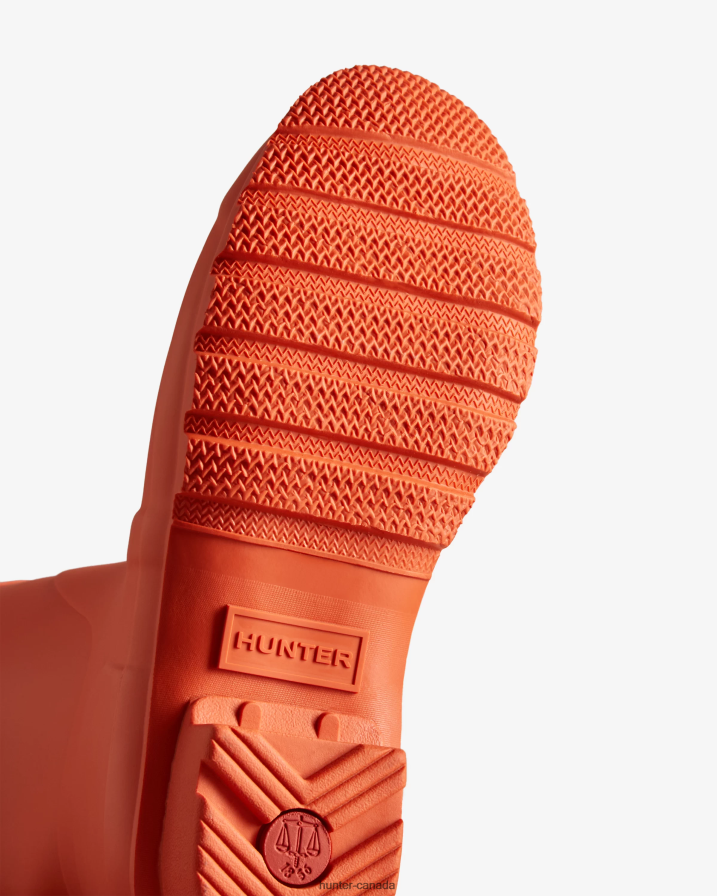 208Z2Z171 Hunter Boots Sale - Hunter Women Original Short Rain Boots Rorbu Rust