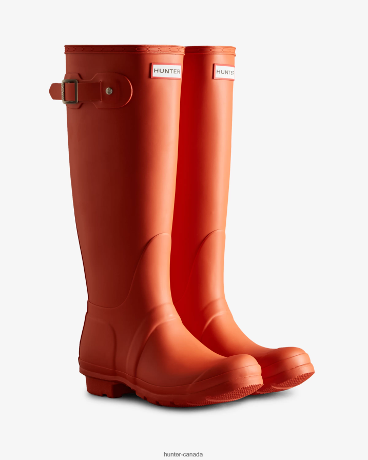 208Z2Z186 Hunter Canada - Hunter Women Original Tall Rain Boots Rorbu Rust