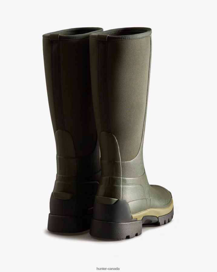 208Z2Z193 Hunter Boots - Hunter Women Balmoral Field Hybrid Tall Rain Boots