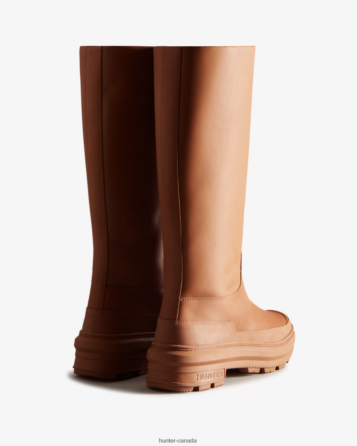 208Z2Z195 Hunter Boots Sale - Hunter Women Killing Eve Tall Chasing Boot Mawson Creek Brown