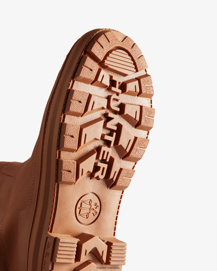 208Z2Z195 Hunter Boots Sale - Hunter Women Killing Eve Tall Chasing Boot Mawson Creek Brown