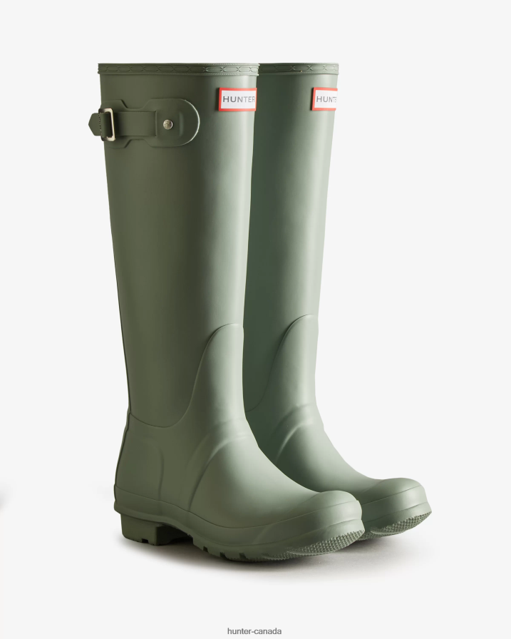 208Z2Z224 Hunter Outlet - Hunter Women Original Tall Rain Boots Sweet Gale Green