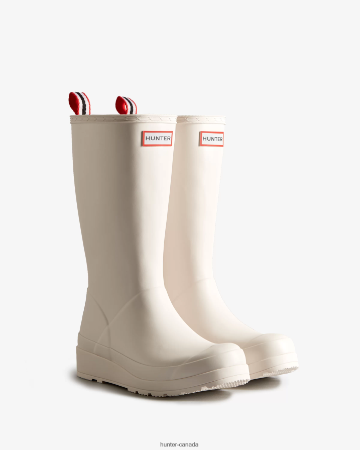 208Z2Z227 Hunter Boots Sale - Hunter Women Play Tall Rain Boots Cast Pale Grey