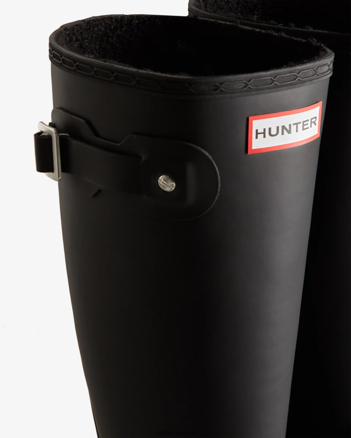 208Z2Z228 Hunter Outlet - Hunter Women Tall Insulated Rain Boots Black