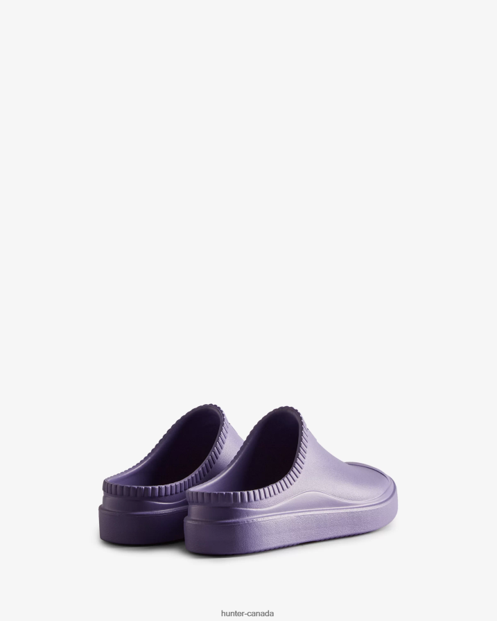 208Z2Z231 Hunter Boots Sale - Hunter Men In/Out BLOOM Clogs Iridescent Purple