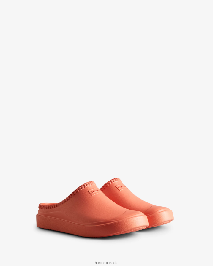 208Z2Z232 Hunter Outlet - Hunter Men In/Out BLOOM Clogs Persimmon Pink