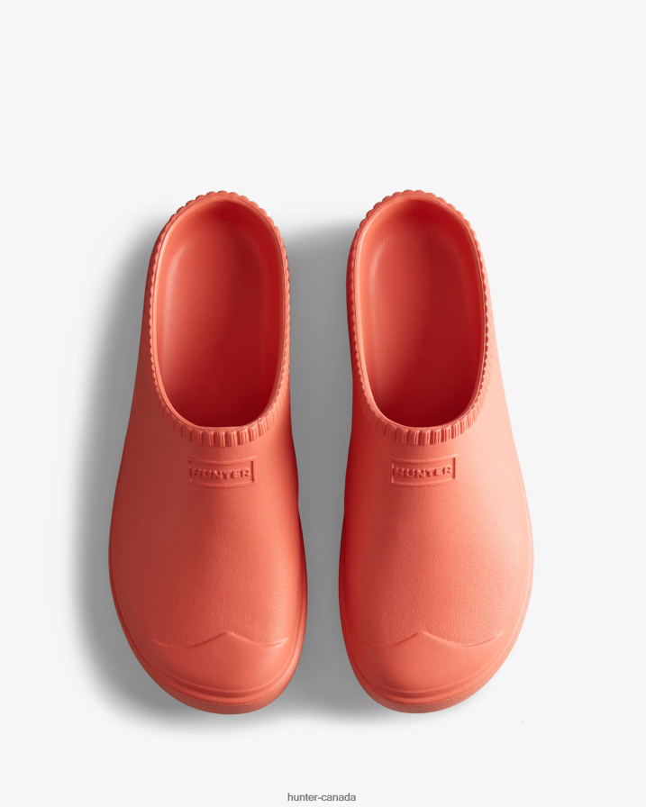 208Z2Z232 Hunter Outlet - Hunter Men In/Out BLOOM Clogs Persimmon Pink