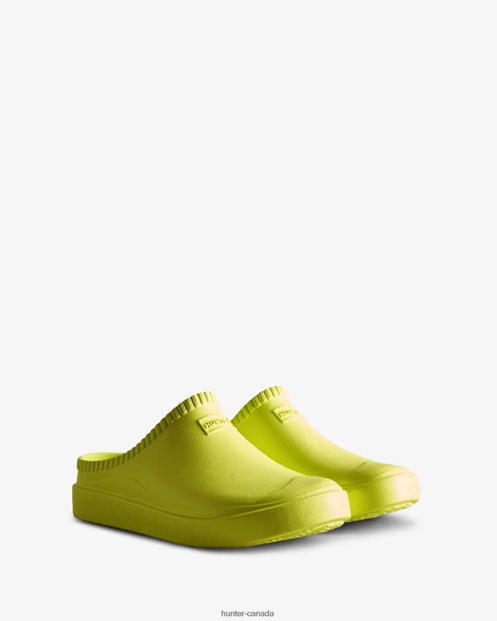 208Z2Z234 Hunter Canada - Hunter Men In/Out BLOOM Clogs Zesty Yellow