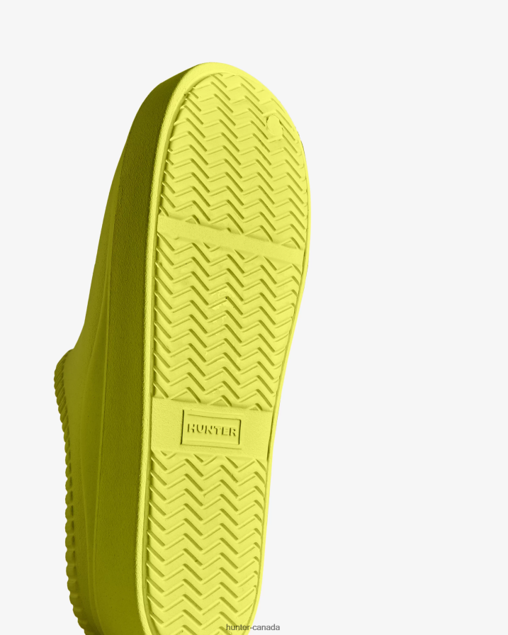 208Z2Z234 Hunter Canada - Hunter Men In/Out BLOOM Clogs Zesty Yellow