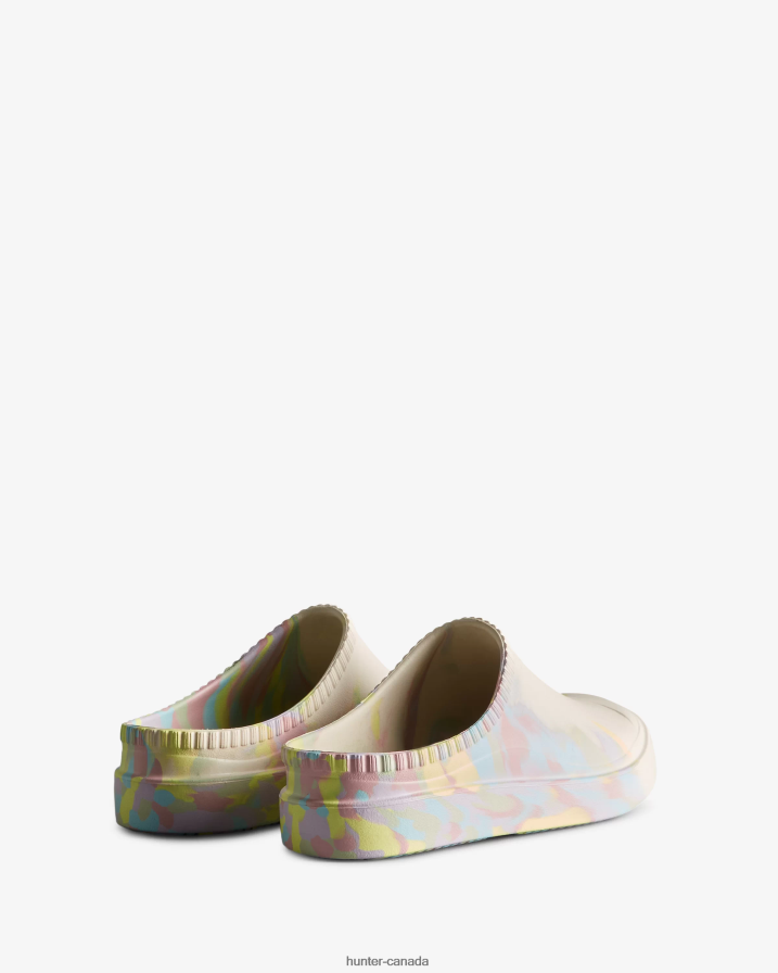 208Z2Z235 Hunter Boots Sale - Hunter Men In/Out BLOOM Clogs Shaded White