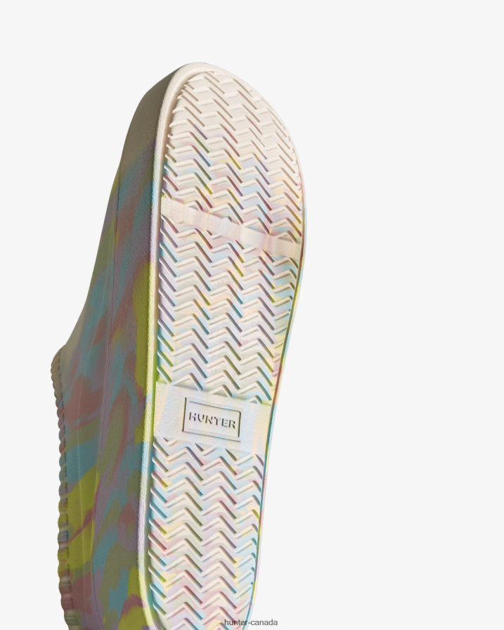 208Z2Z235 Hunter Boots Sale - Hunter Men In/Out BLOOM Clogs Shaded White