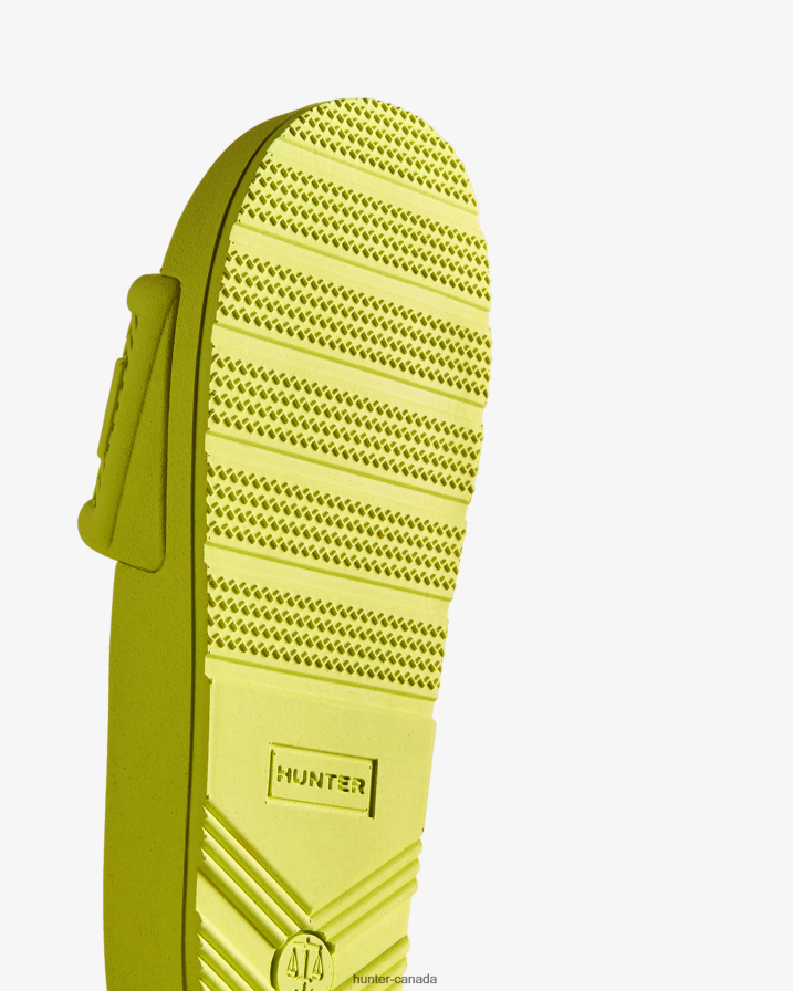 208Z2Z238 Hunter Canada - Hunter Women BLOOM Slides Zesty Yellow