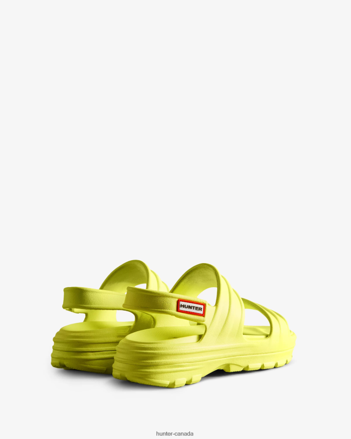 208Z2Z243 Hunter Boots Sale - Hunter Women BLOOM Sandal Zesty Yellow