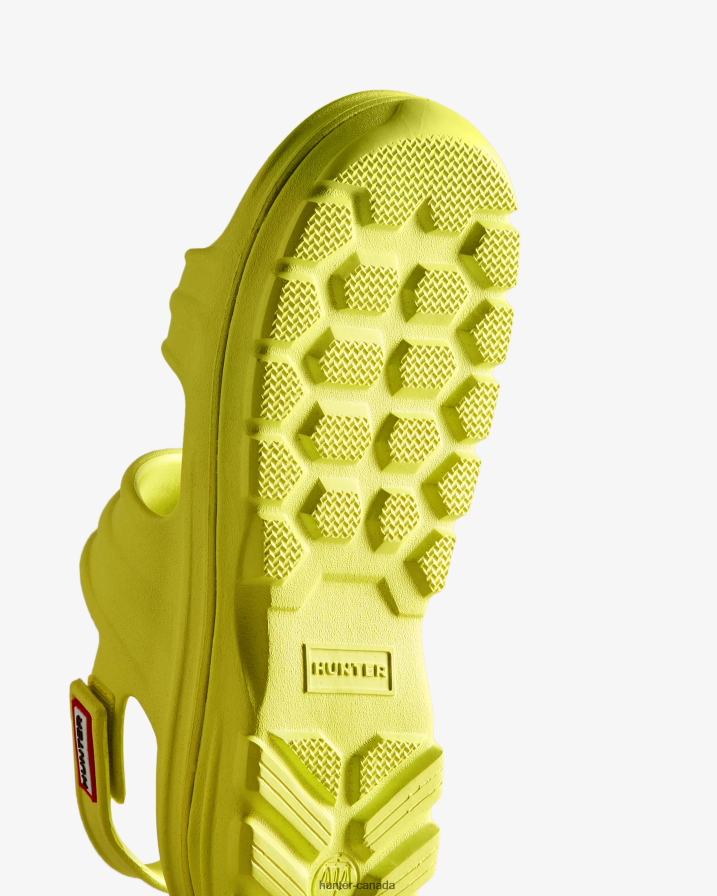 208Z2Z243 Hunter Boots Sale - Hunter Women BLOOM Sandal Zesty Yellow