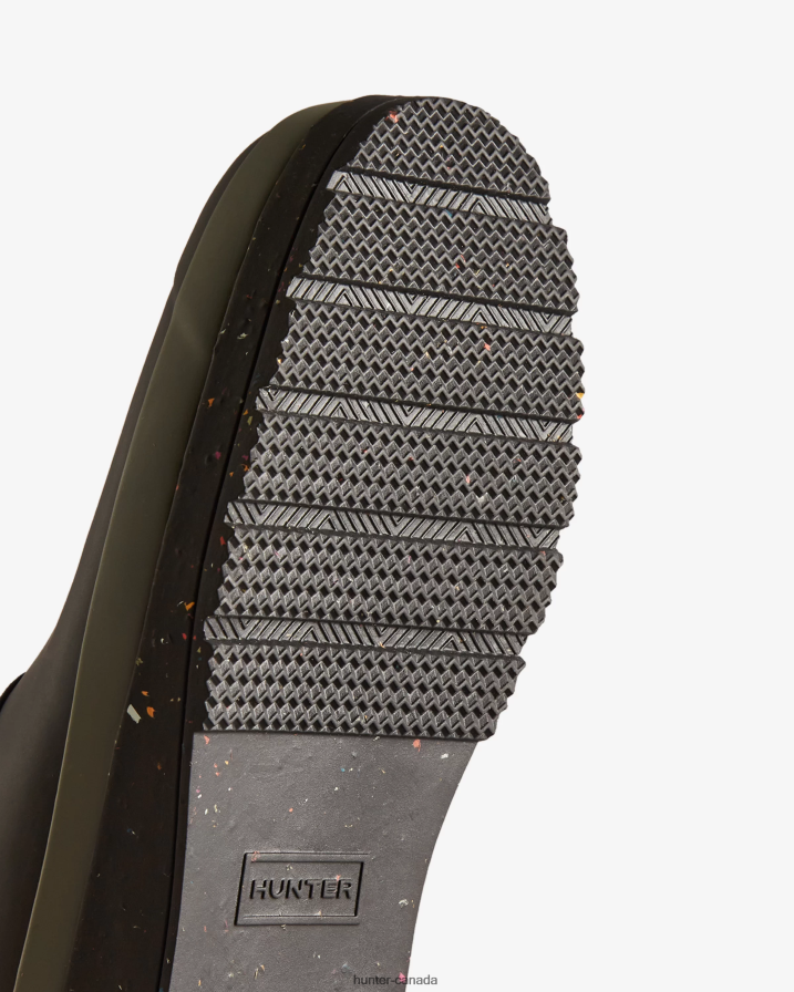 208Z2Z267 Hunter Boots Sale - Hunter Women Play Speckle Sole Clogs Black/Urban Grey